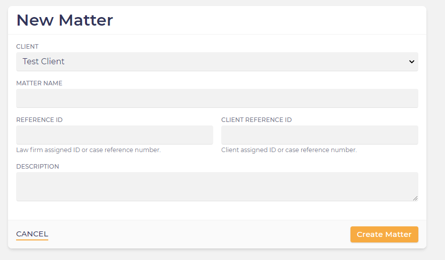 create-a-billing-matter