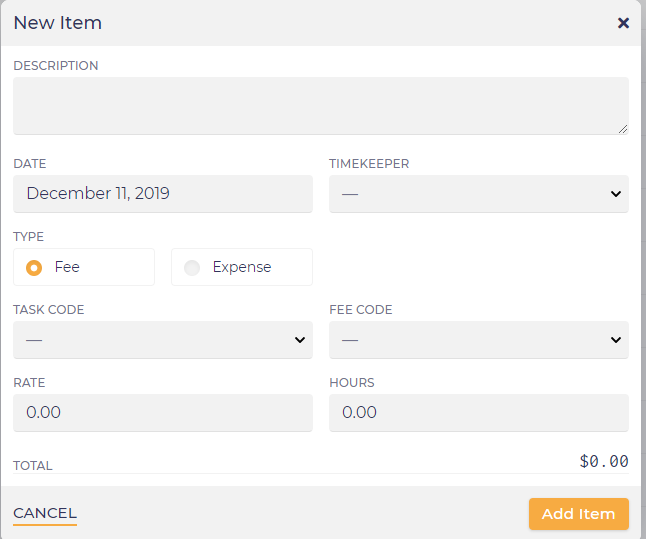 create-a-legal-billing-line-item